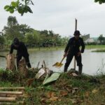 Brimob Batalyon D Pelopor Gelar Giat “Jaga Jakarta Bersih” di Perum Hegar Asri Bekasi