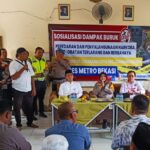 Kepala Desa Cikarang Kota Terima Kunjungan Kapolres dalam Rangka Sosialisasi Dampak Buruk Peredaran dan Penyalahgunaan Obat Terlarang