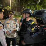 Jaga Kamtibmas di Tengah Hujan, Brimob Batalyon D Pelopor Pertebal Keamanan Wilayah Jakarta Utara