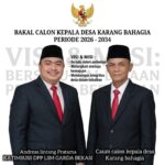 Andreas Lintang Pratama Dukung Caum Maju sebagai Calon Kepala Desa Karang Bahagia