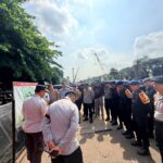 Brimob Batalyon D Pelopor Laksanakan Pengamanan Aksi Unjuk Rasa di Kawasan Monas