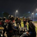 Patroli Brimob Yon D Pelopor Sisir Wilayah Kabupaten Bekasi, Antisipasi Tawuran dan Balap Liar