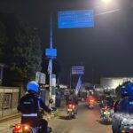 Patroli Brimob Kompi 2 Yon D Pelopor Antisipasi Tawuran dan Kejahatan Jalanan di Bekasi Kota