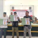 Deni Zaenuri Calon Anggota BPD Desa Karang Baru dari Dusun 3  Mendapat Nomor Urut 2 dalam Deklarasi Damai dan Pengocokan Nomor Urut Peserta 