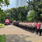 Brimob Batalyon D Pelopor Laksanakan Pengamanan Perayaan HUT GRIB JAYA di Istora Senayan