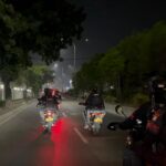 Brimob Batalyon D Pelopor Bubarkan Balap Liar di Setu Saat Patroli Kamtibmas Kabupaten Bekasi