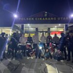 Patroli Brimob Yon D Pelopor Gagalkan Aksi Tawuran di Cikarang Utara, Delapan Remaja Diamankan