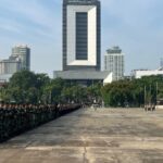 Brimob Batalyon D Pelopor Siaga Amankan Aksi Penyampaian Pendapat di Kawasan Monas dan Jalan Merdeka Selatan