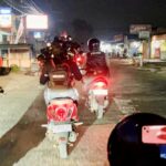 Patroli Brimob Yon D Pelopor Berhasil Bubarkan Tawuran dan Amankan Pelaku di Cikarang Utara