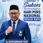 Ketua DPD BM PAN Kabupaten Bekasi H. Suparman Ray Ucapkan Selamat dan Sukses atas Penyelenggaraan Hari Pers Nasional Bekasi Raya 2026