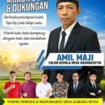 Amil Maji Siap Maju Mencalonkan Diri Menjadi Kepala Desa Karang Setia, Usung Motto “Bekerja Dengan Hati, Untuk Karang Setia Maju dan Mandiri”