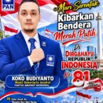 Koko Budiyanto Ajak Masyarakat Serentak Kibarkan Bendera Merah Putih Sambut Dirgahayu Republik Indonesia ke-81 Tahun 