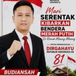 Budiansah Anggota BPD Desa Cikarang Kota Menghimbau Masyarakat Agar Kibarkan Bendera Merah Putih di Rumah Masing-masing Pada Tanggal 01-31 Agustus 2026 